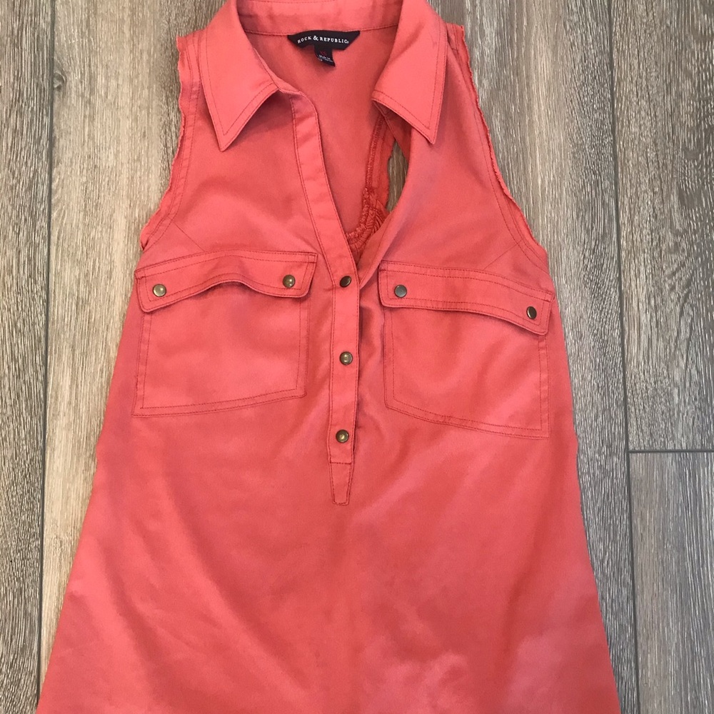Rock and republic sleeveless tank XS